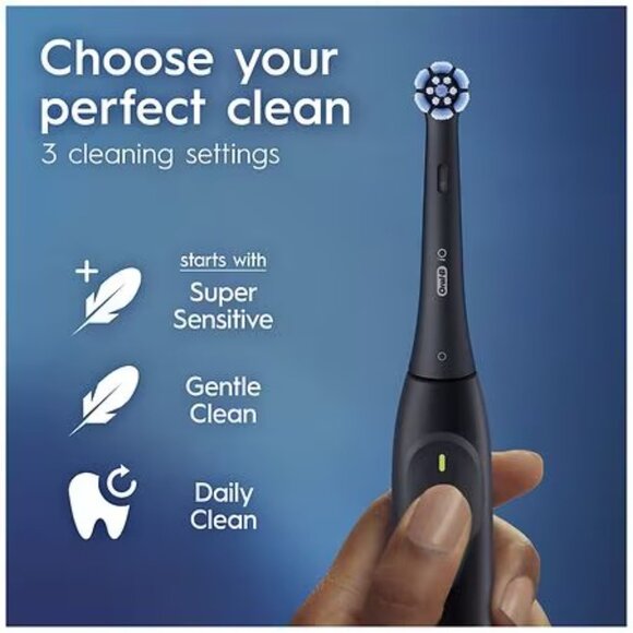 Oral-B iO Series 2 Rechargeable Electric Powered Toothbrush, Black NEW - Picture 5 of 6